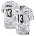 Miami Dolphins #13 Dan Marino Arctic Camo 2024 F.U.S.E. Salute To Service Limited Stitched Jersey