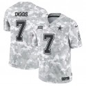 Dallas Cowboys #7 Trevon Diggs Arctic Camo 2024 F.U.S.E. Salute To Service Limited Stitched Jersey