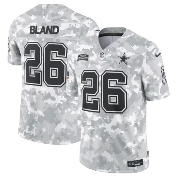 Dallas Cowboys #26 DaRon Bland Arctic Camo 2024 F.U.S.E. Salute To Service Limited Stitched Jersey
