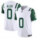 New York Jets #0 Braelon Allen White Classic Alternate Vapor F.U.S.E. Limited Stitched Jersey