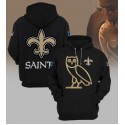 New Orleans Saints OVO Black Hoodie