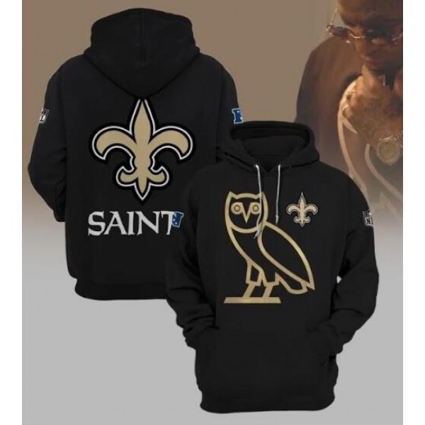 New Orleans Saints OVO Black Hoodie