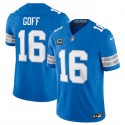 Detroit Lions #16 Jared Goff Blue 2024 F.U.S.E. With 4-Star C Patch Vapor Limited Stitched Jersey