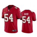 Tampa Bay Buccaneers #54 Lavonte David Red 2024 With 4-Star C Patch Vapor Limited Stitched Jersey