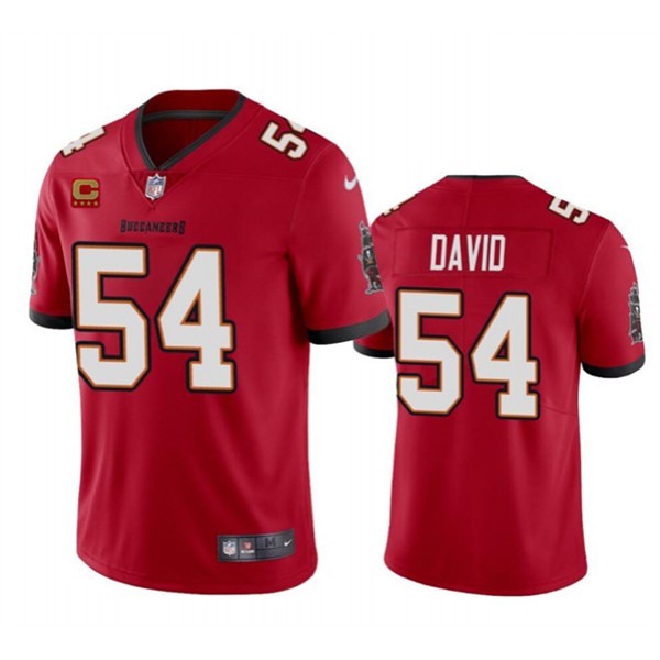 Tampa Bay Buccaneers #54 Lavonte David Red 2024 With 4-Star C Patch Vapor Limited Stitched Jersey