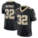 New Orleans Saints #32 Tyrann Mathieu Black 2024 F.U.S.E. With 4-Star C Patch Vapor Limited Stitched Jersey