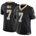 New Orleans Saints #7 Taysom Hill Black 2024 F.U.S.E. With 1-Star C Patch Vapor Limited Stitched Jersey