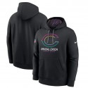 Chicago Bears Black 2024 Crucial Catch Club Pullover Hoodie