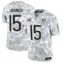 Chicago Bears #15 Rome Odunze 2024 F.U.S.E Arctic Camo Salute To Service Limited Stitched Jersey