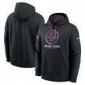 Pittsburgh Steelers Black 2024 Crucial Catch Club Pullover Hoodie