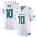 Miami Dolphins #10 Tyreek Hill White 2024 F.U.S.E. With 3-Star C Patch Vapor Limited Stitched Jersey