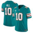 Miami Dolphins #10 Tyreek Hill Aqua 2024 F.U.S.E. Alternate With 3-Star C Patch Vapor Limited Stitched Jersey