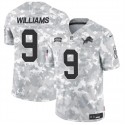 Detroit Lions #9 Jameson Williams Arctic Camo 2024 F.U.S.E. Salute To Service Limited Stitched Jersey