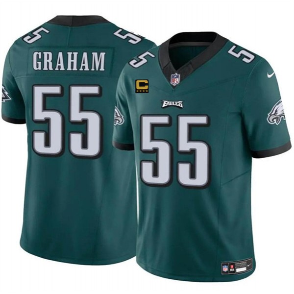 Philadelphia Eagles #55 Brandon Graham Green 2024 F.U.S.E. With 4-Star C Patch Vapor Untouchable Limited Stitched Jersey