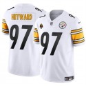 Pittsburgh Steelers #97 Cameron Heyward White 2024 F.U.S.E. With Walter Payton Patch Vapor Limited Stitched Jersey