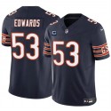 Chicago Bears #53 T.J. Edwards Navy 2024 F.U.S.E. With 1-Star C Patch Vapor Untouchable Limited Stitched Jersey