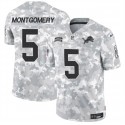 Detroit Lions #5 David Montgomery Arctic Camo 2024 F.U.S.E. Salute To Service Limited Stitched Jersey