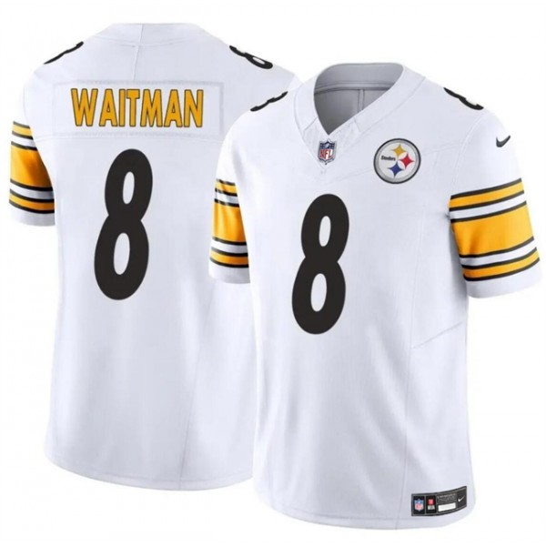 Pittsburgh Steelers #8 Corliss Waitman White 2024 F.U.S.E. Alternate Vapor Untouchable Limited Stitched Jersey
