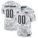 Washington Commanders Custom 2024 F.U.S.E. Arctic Camo Salute To Service Limited Stitched Jersey