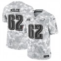 Philadelphia Eagles #62 Jason Kelce 2024 F.U.S.E Arctic Camo Salute To Service Limited Stitched Jersey