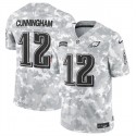 Philadelphia Eagles #12 Randall Cunningham 2024 F.U.S.E Arctic Camo Salute To Service Limited Stitched Jersey