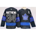 Toronto Maple Leafs #34 Auston Matthews Black 2024-25 Stitched Jersey