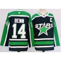 Dallas Stars #14 Jamie Benn Black 2024-25 Reverse Retro Stitched Jersey