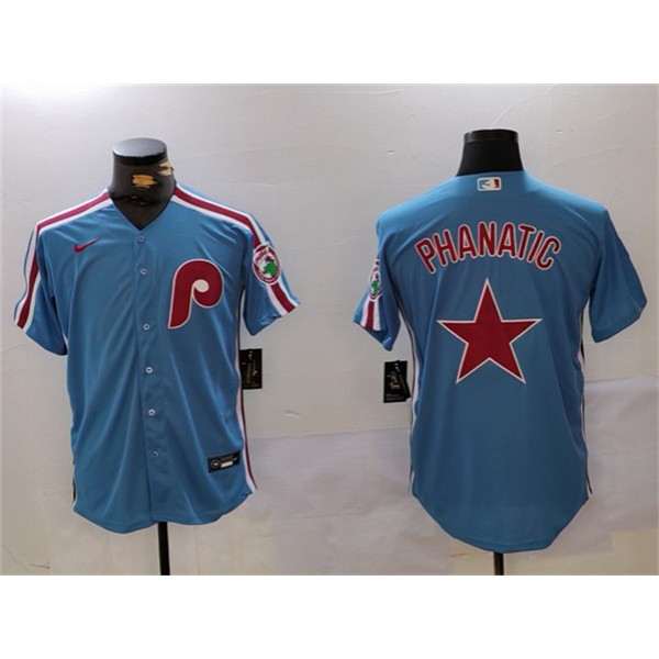 Philadelphia Phillies Phanatic Blue Cool Base Stitched Jersey