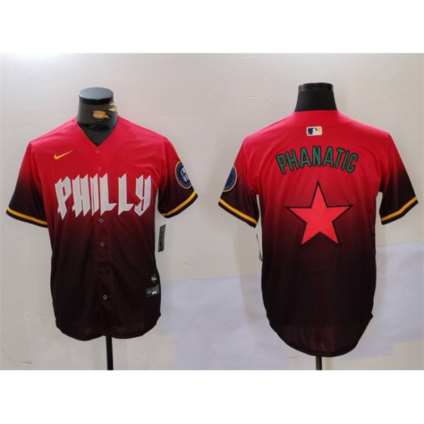 Philadelphia Phillies Phanatic Red City Connect Limited Stitched Jersey