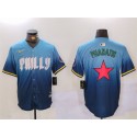Philadelphia Phillies Phanatic Blue City Connect Limited Stitched Jersey