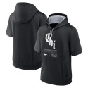 Chicago White Sox Black City Connect Short Sleeve Pullover Hoodie