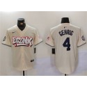 New York Yankees #4 Lou Gehrig Cream Bronx Graffiti V2 Vapor Limited Stitched Jersey