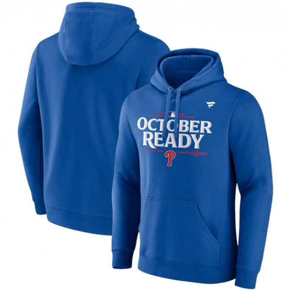 Philadelphia Phillies Royal 2024 Postseason Locker Room Pullover Hoodie
