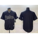 Dallas Cowboys Blank Black With Patch Cool Base Stitched Jersey