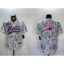 Buffalo Bills Team Big Logo 2024 Arctic Camo Salute To Service Stitched Jersey