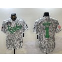 Philadelphia Eagles #1 Jalen Hurts 2024 Arctic Camo Salute To Service Stitched Jersey