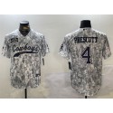 Dallas Cowboys #4 Dak Prescott 2024 Arctic Camo Salute To Service Stitched Jersey