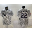 Dallas Cowboys #22 Emmitt Smith 2024 Arctic Camo Salute To Service Stitched Jersey