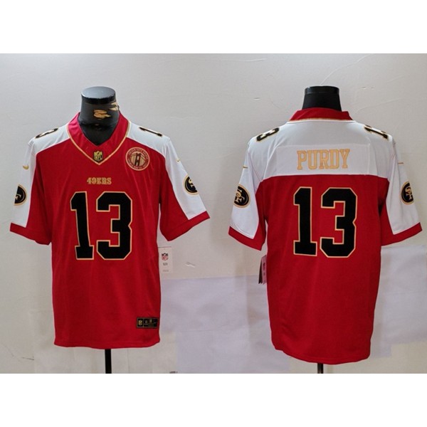 San Francisco 49ers #13 Brock Purdy Red F.U.S.E. Golden Gate Bridge Alternate Vapor Limited Stitched Jersey