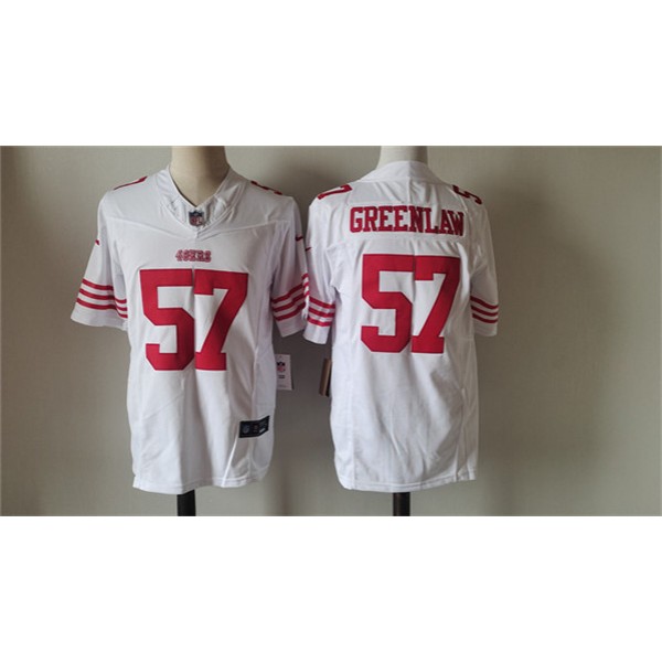 San Francisco 49ers #57 Dre Greenlaw White 2024 F.U.S.E. Vapor Untouchable Limited Stitched Jersey