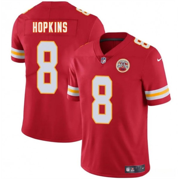 Kansas City Chiefs #8 DeAndre Hopkins Red Vapor Untouchable Limited Stitched Jersey