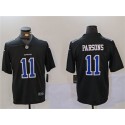 Dallas Cowboys #11 Micah Parsons Black Throwback Vapor Untouchable Limited Stitched Jersey