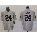 Las Vegas Raiders #24 Marshawn Lynch Gray Vapor Untouchable Limited Stitched Jersey