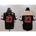 San Francisco 49ers #23 Christian McCaffrey Balck F.U.S.E. Golden Gate Bridge Patch Alternate With Patch Vapor Limited Stitched Jersey