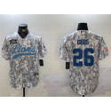 Detroit Lions #26 Jahmyr Gibbs 2024 Arctic Camo Salute To Service Stitched Jersey