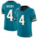 Jacksonville Jaguars #4 Tank Bigsby Teal 2024 F.U.S.E. Prowler Throwback Vapor Limited Stitched Jersey