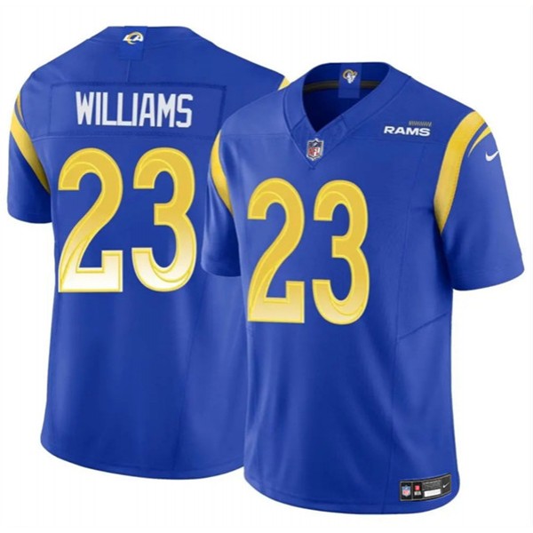 Los Angeles Rams #23 Kyren Williams Blue 2024 Vapor Untouchable Stitched Jersey