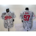 San Francisco 49ers #97 Nick Bosa 2024 Arctic Camo Salute To Service Stitched Jersey