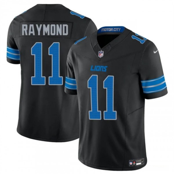 Detroit Lions #11 Kalif Raymond Black 2024 F.U.S.E. 2nd Alternate Vapor Limited Stitched Jersey