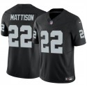 Las Vegas Raiders #22 Alexander Mattison Black 2024 F.U.S.E. Vapor Stitched Jersey
